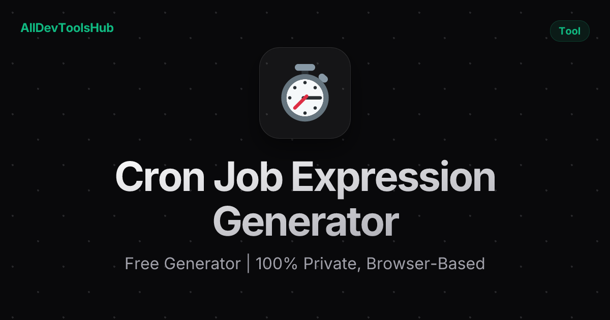 Free Cron Job Expression Generator Online — Build Cron Jobs ...